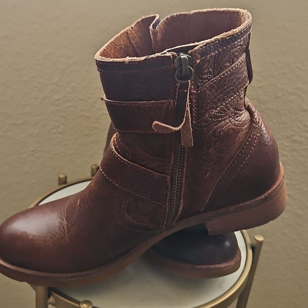 Sofft Brown Ankle Boots - Picture 4 of 4